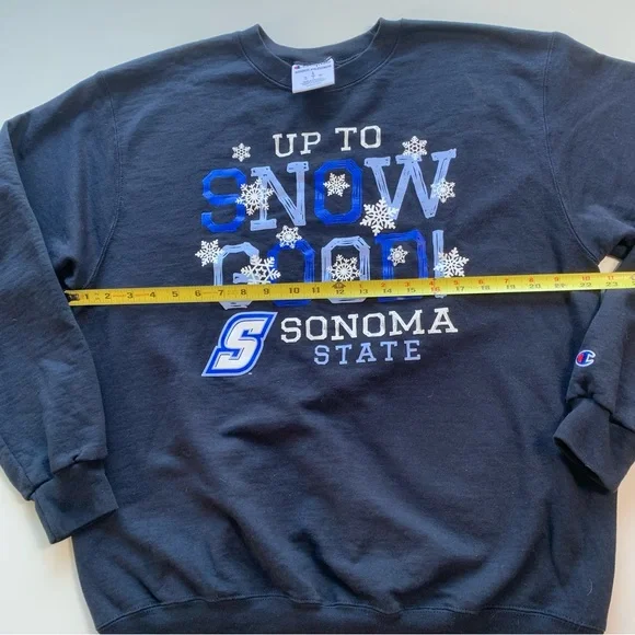 Champion Christmas‎ Sonoma State Sweatshirt  Size L - Picture 6 of 8